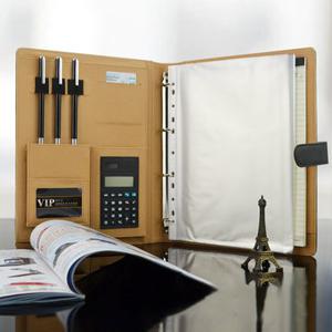 A4 Imitation Leather Folder With A Calculator