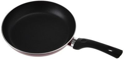 Royalford Aluminum Non Flat Fry Pan 1 Piece-(Red)-(RF1265FP32)
