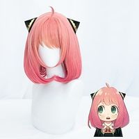 SPY x FAMILY Anya Forger Cosplay Wigs Women's Short Bob 35 inch Heat Resistant Fiber kinky Straight Pink Teen Adults' Anime Wig miniinthebox SPY x FAMILY Anya Forger Cosplay Wigs Women's Short Bob 35 inch Heat Resistant Fiber kinky Straight Pink Teen Adults' Anime Wig miniinthebox