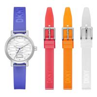 DKNY Women Soho 28mm White Watch - NY6661SET - thumbnail