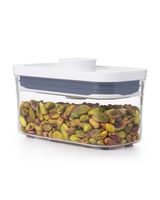 OXO Good Grip 378ML Slim Rectangle Mini Pop Clear Plastic Container OXO Good Grip 378ML Slim Rectangle Mini Pop Clear Plastic Container