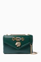 Dark-Green Medium Rajah Shoulder Bag - thumbnail