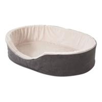 Petmate Aspen Pet Lounger Bed Assorted - Plush/Suede (36 x 24 x 8 cm) - thumbnail