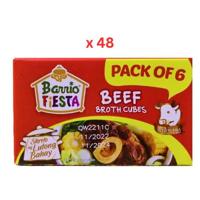 Barrio Fiesta Beef Broth Cubes (6X10Gm) 60Gm Pack Of 48 (UAE Delivery Only)