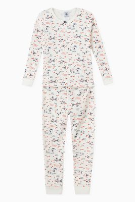Paris Print Pyjama Set in Organic Cotton Paris Print Pyjama Set in Organic Cotton