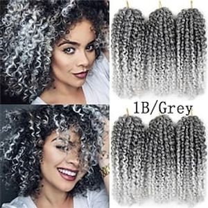 Marlybob Braiding Hair Hook Braids Afro Kinky Curly Crochet Braids Passion Twist Organic Hair Tress For Hair Extensions miniinthebox