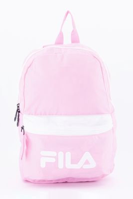 Womens Graphic Back Pack 35 H x 26 L x 11.5 W cm  Light Pink/White