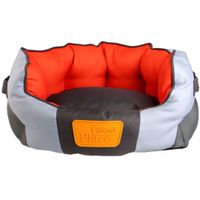 Soft Bed Orange & Light Grey Small