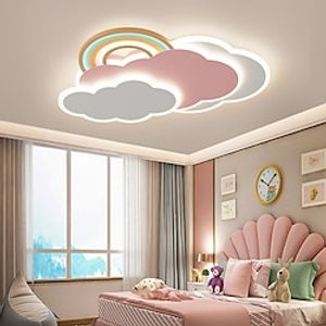 LED Ceiling Light Acrylic Rainbow Cloud Flush Light Cartoon Pink Lamp Modern Creative Personality Design Ceiling Light for Kids Bedroom Girls Boys Room Study Room AC110V AC220V Lightinthebox