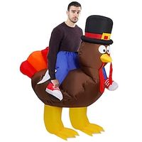 Thanksgiving Inflatable Costumes,Inflatable Turkey Costume - Thanksgiving Party Funny Turkey Suits Blow up Lightinthebox - thumbnail