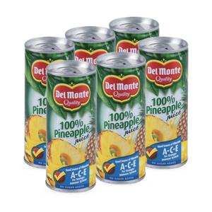 Del Monte Pineaple Juice 6x240ml