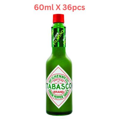 Tabasco Pepper Sauce Jalapenos Green 60Ml (Pack of 12)