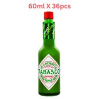 Tabasco Pepper Sauce Jalapenos Green 60Ml (Pack of 12)
