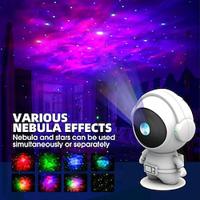 Galaxy Projector Night Light Astronaut Nebula Starry Night Lights, Starry Ceiling LED Lamp with Timer and Remote, Gift for Kids Adults for Bedroom, Birthday Lightinthebox