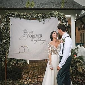 Wedding Tapestry Art Decor Photograph Backdrop Blanket Curtain Hanging Home Bedroom Living Room Decoration Lightinthebox