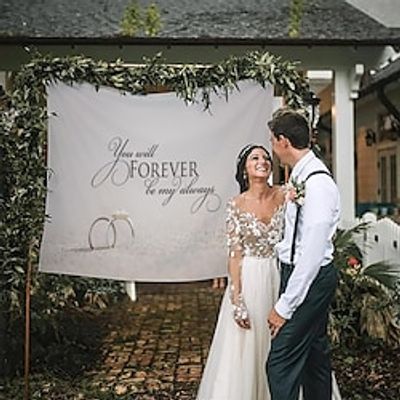 Wedding Tapestry Art Decor Photograph Backdrop Blanket Curtain Hanging Home Bedroom Living Room Decoration Lightinthebox