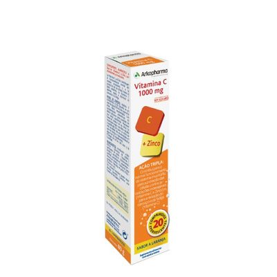 Arkopharma Vitamin C + Zinc Effervescent Tablets x20