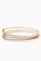 Three Toned Bangle Set - thumbnail