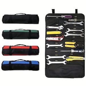 38 Pocket Tool Roll Bag The Perfect Portable Tool Storage  Gift for DadHusband miniinthebox