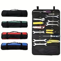 38 Pocket Tool Roll Bag The Perfect Portable Tool Storage  Gift for DadHusband miniinthebox - thumbnail