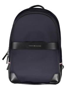 Tommy Hilfiger Blue Polyester Backpack (TO-17769)
