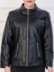 Ladies Fashion Leather Jacket