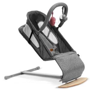 Teknum Baby Bouncer / Recliner Seat With Grab Toys - Dark Grey TK_BBOWD_GY