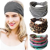 Bohemian Style Printed Elastic Sports Hairband Ladies Wide-brimmed Headwrap Sport Athletic Beach Hair Accessories for Women and Girls Headband Cotton Turban Headdress miniinthebox - thumbnail