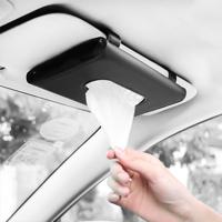 Nisi Car Tissue Box Car Sun Visor Tissue Box Towel Sets Holder Auto Interior Storage Decoration for BMW Car interiors Accessories 9.2*5.0*0.8inch