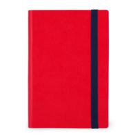 Legami 12-Month Diary - 2024 - Medium Weekly Diary with Notebook - Red