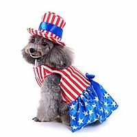 usa patriotic dog costume with hat uncle sam christmas dress cosplay clothes funny halloween party apperal Lightinthebox usa patriotic dog costume with hat uncle sam christmas dress cosplay clothes funny halloween party apperal Lightinthebox