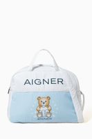 Bear Diaper Bag in Canvas Bear Diaper Bag in Canvas