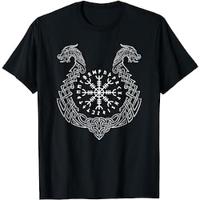 Viking Tattoo T-shirt Pattern Graphic T-shirt For Men's Adults' Hot Stamping Casual Daily Lightinthebox