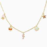 clavicle chain beach style series colorful zircon ocean small animal necklace Lightinthebox - thumbnail