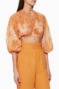 Harmony Cropped Blouse