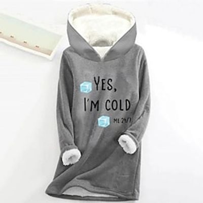 Women's Hoodie Sweatshirt Pullover Sherpa Fleece Lined Letter Warm Fuzzy Print Black Pink Dark Pink Casual Sports Hoodie Long Sleeve Top Micro-elastic Fall Winter miniinthebox Women's Hoodie Sweatshirt Pullover Sherpa Fleece Lined Letter Warm Fuzzy Print Black Pink Dark Pink Casual Sports Hoodie Long Sleeve Top Micro-elastic Fall Winter miniinthebox