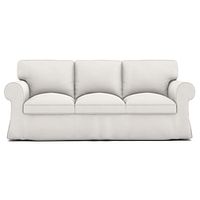 Cotton Ektorp 3 Seat Sofa Cover Slipcover Replacement Made for The IKEA Ektorp 3 Seat Sofa Cover(Cotton White)-Does NOT fit Ektorp 3.5-seat Sofa NOT fit Uppland Series Sofa Lightinthebox - thumbnail