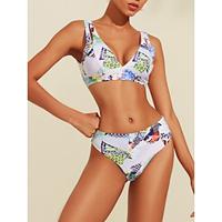 Buckle Patchwork Swimsuit Lightinthebox