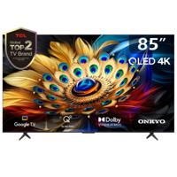TCL 85-inch C655 QLED PRO TV | AiPQ PRO Processor | T-SCREEN PRO | ONKYO 2.1 CH | 144Hz VRR | Dolby Vision & Atmos | HDR10+ | Eye Care | 32GB Stora...