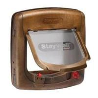 Petsafe 4 Way Locking Deluxe Cat Flap, Wood Grain