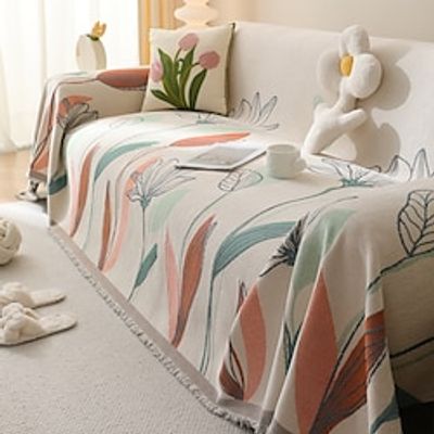 Throw Blankets for Couch and Bed, Soft Cozy Sofa Cover Chenille Blanket with Tassel ,Decorative Blankets and Throws, Leaf Yarn-dyed Blanket for Funiture Protection Lightinthebox Throw Blankets for Couch and Bed, Soft Cozy Sofa Cover Chenille Blanket with Tassel ,Decorative Blankets and Throws, Leaf Yarn-dyed Blanket for Funiture Protection Lightinthebox