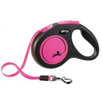 Flexi New Neon Neon Tape Leash Pink Small