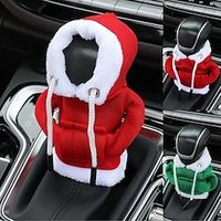 Santa Claus Car Gear Shift Cover Hoodie Fashionable Mini Hooded Sweatshirt For Auto Gear Stick Shifter Knob Christmas Gifts miniinthebox