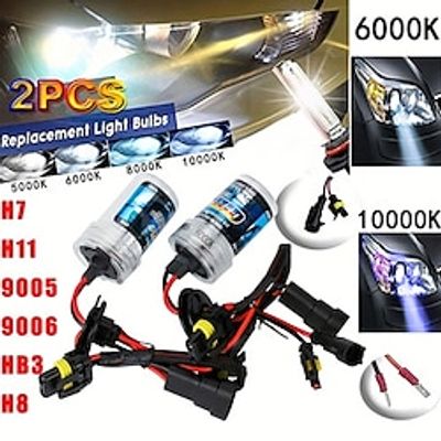 1 Set Xenon H7 Kit H4 Car HID Xenon Light Bulb 9005 9006 Hid Kit H11 Xenons Bulbs High Low Beam H4 HID Kit 3000K 6000K 10000K Lightness 55W HID Xenon Kit H1 High Lightness for Headlamp Lightinthebox