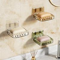 Adhesive Wall-Mount Soap Dish: Creative Large Drainage Soap Box for Bathroom, No Drilling Needed Lightinthebox - thumbnail