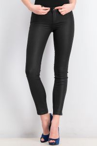 Womens Mid Rise Skinny Jeans  Black