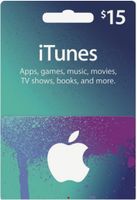$15 USA Apple iTunes Gift Card (Instant Email Delivery)