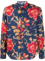 McQ Alexander McQueen floral shirt - Blue - thumbnail