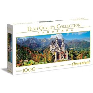 Clementoni Panorama Puzzle Neuschwanstein 1000 Pcs (6800000187)
