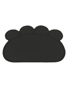 Barkley & Evans Pawl Black Large Cushioned Pet Mat 17.5 x 22.75 x 0.25 inch